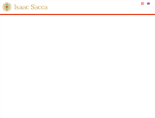 Tablet Screenshot of isaacsacca.com